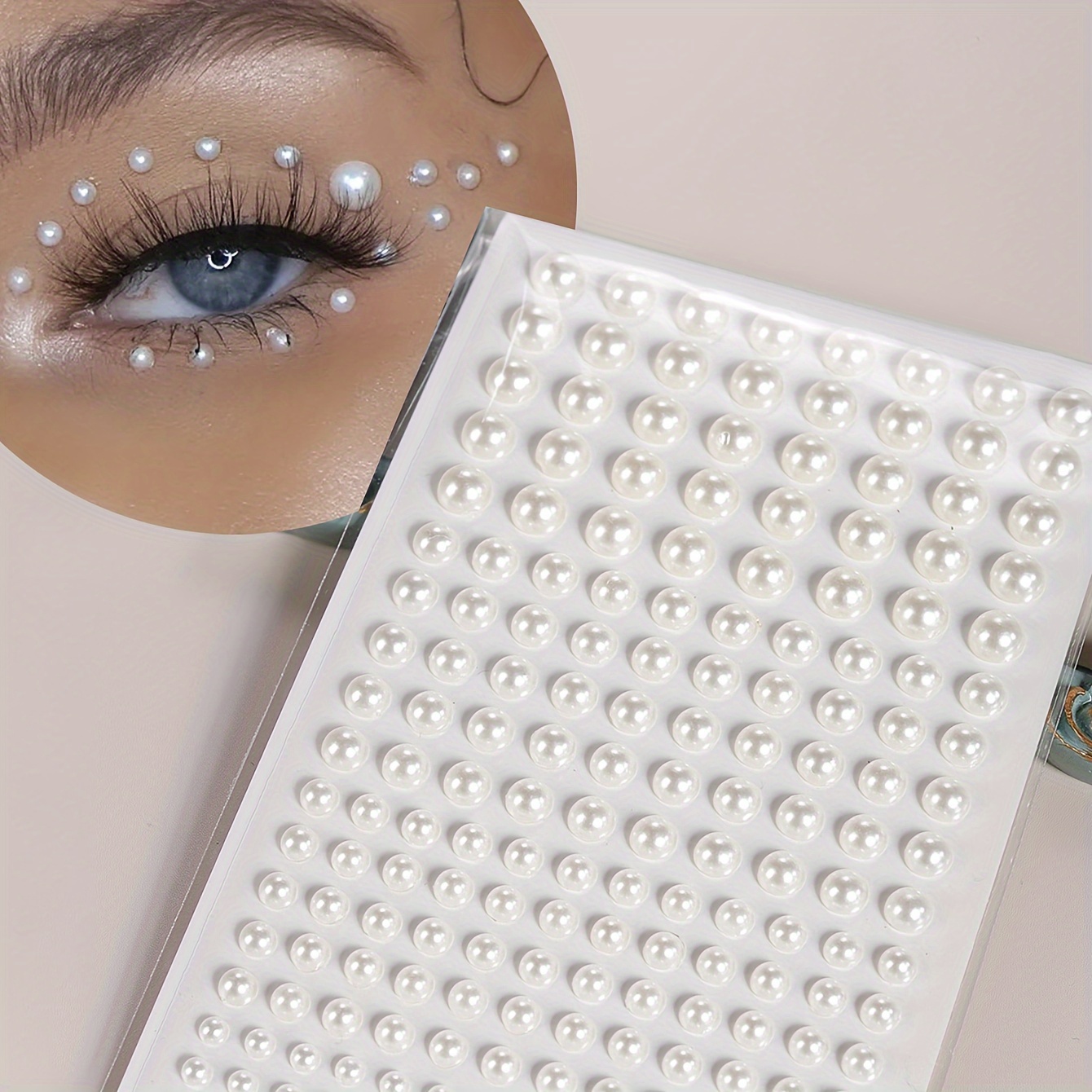 Body Jewelry Stickers - フェイクパールレディース3 D顔飾りネイルストーンシール髪目の顔のボディ飾りストーンシール適用