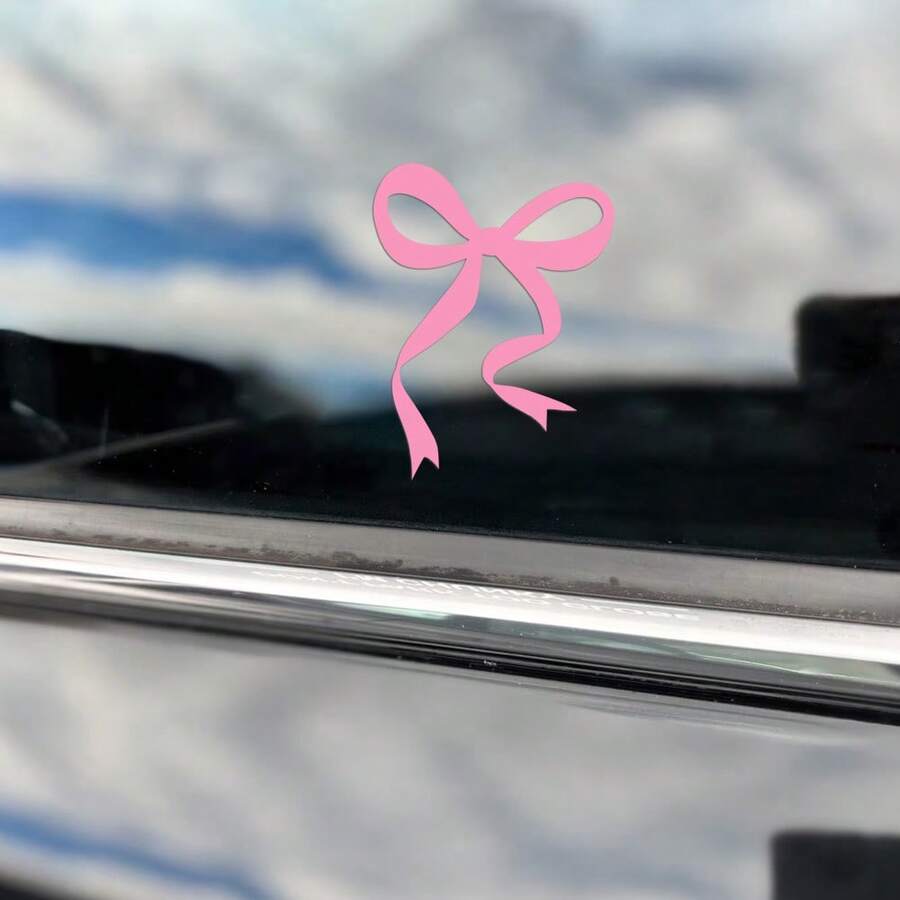 1個入りボウカーデカール、車の装飾用ビニール製ガーリーボウノ - Body Jewelry Stickers のレビューと価格