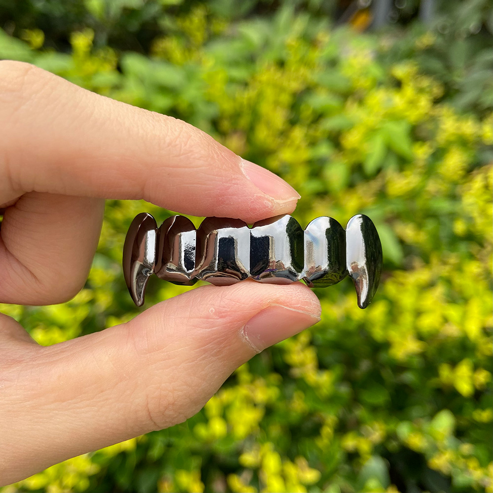 RACHELZ ヒップホップ黒牙歯 Grillz 14 18 - Body Jewelry Men のレビューと価格