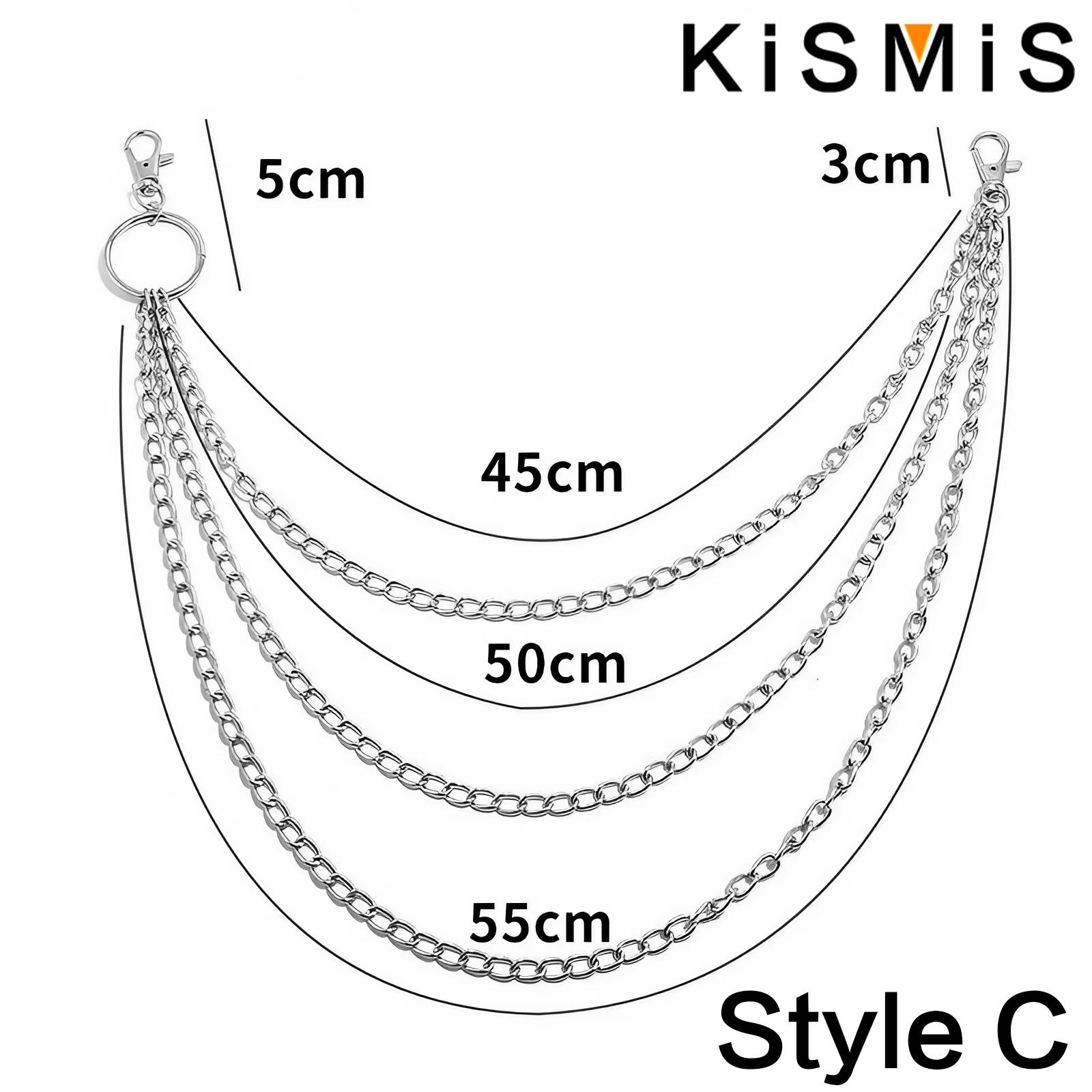 KISMIS 1個 パンク風 ストリート キーチェーン パン - Body Jewelry Men のレビューと価格