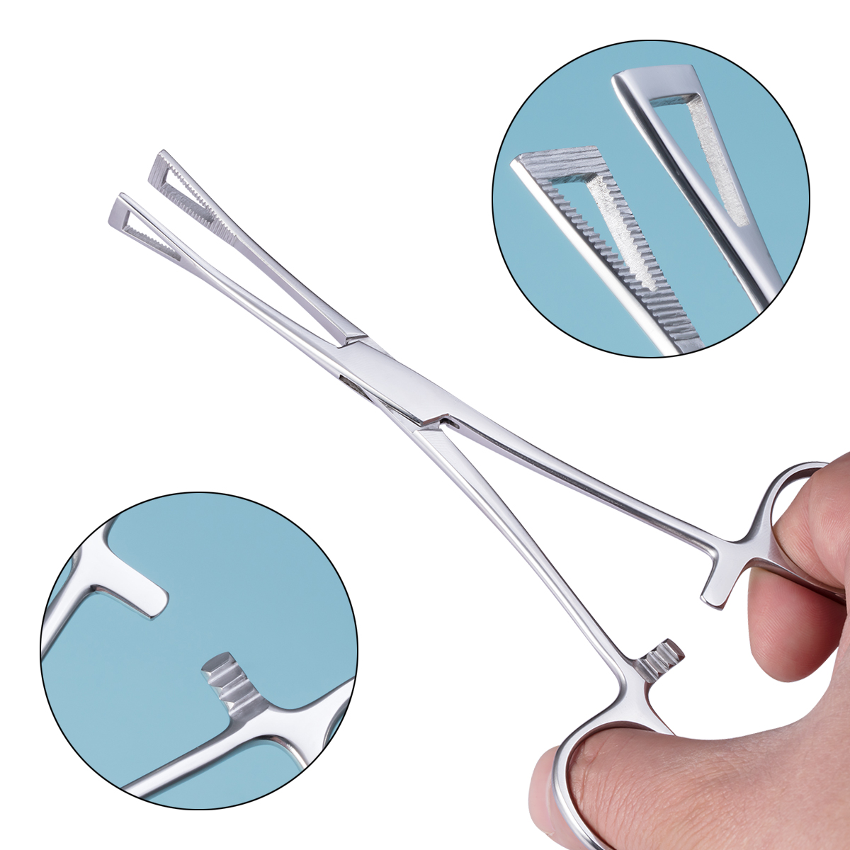 パンク-ピアスツール,ボディクリップ,シミュレーション,ピン - Body Jewelry Ring Opening Pliers のレビューと価格