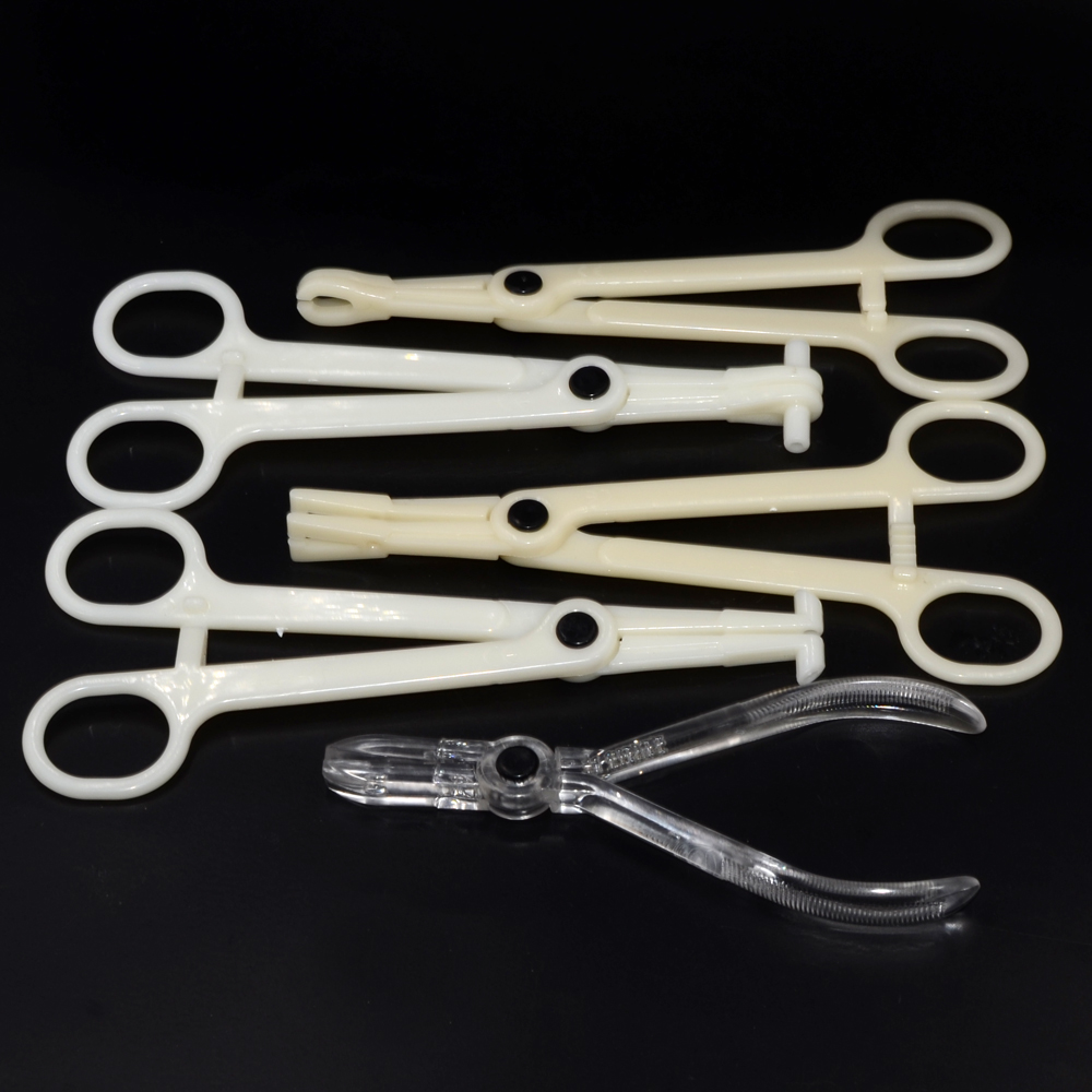 1PC アクリルピアスクランプ耳リップへそ鼻ラウンドオープン - Body Jewelry Ring Opening Pliers のレビューと価格