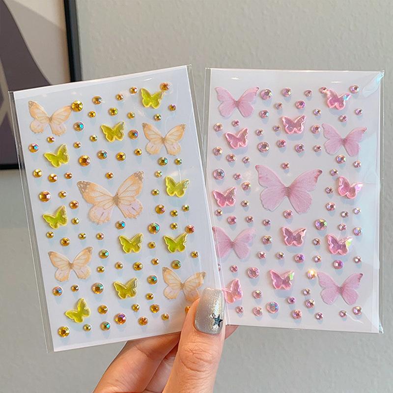 フェイスペインティングステッカー子供用女の子ステッカーグリッ - Body Jewelry Stickers のレビューと価格