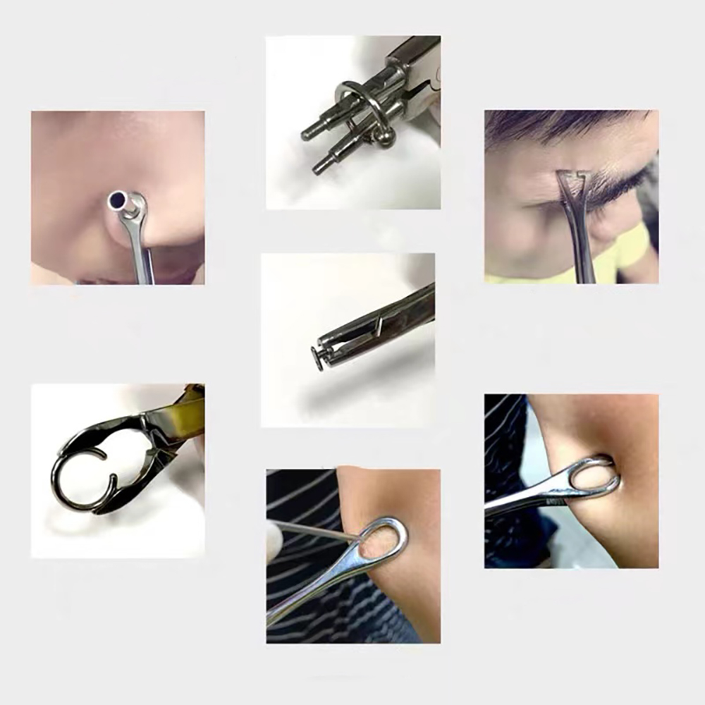1PC プロフェッショナルサージカルスチールオープン三角形ク - Body Jewelry Ring Opening Pliers のレビューと価格