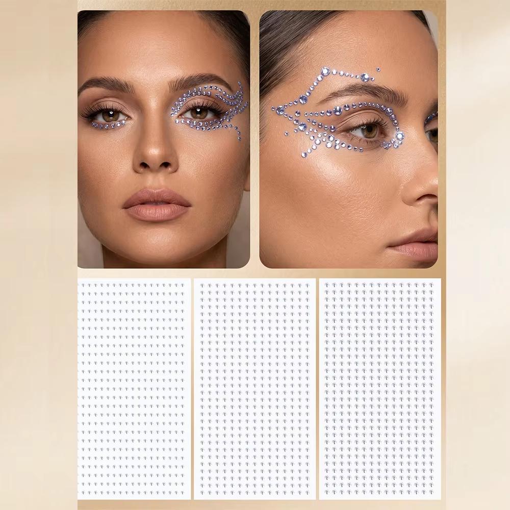 フェイクノーズリング、フェイスジェム、ヘアジェム、粘着式フェ - Body Jewelry Stickers のレビューと価格