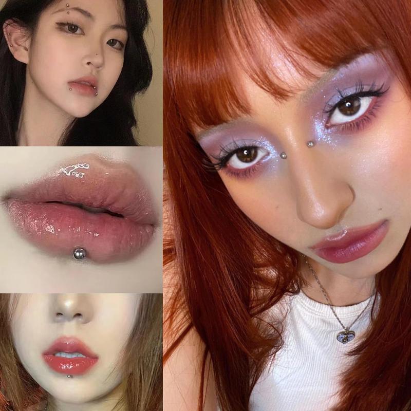 321 個非ピアスリップスタッドステッカー自己粘着防水再利用 - Body Jewelry Stickers のレビューと価格