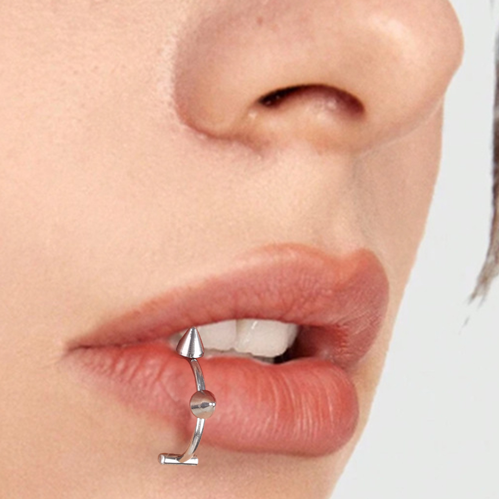 10 個パンクノーズリング 1 つの爪デュアル使用リップリン - Body Jewelry Labret のレビューと価格