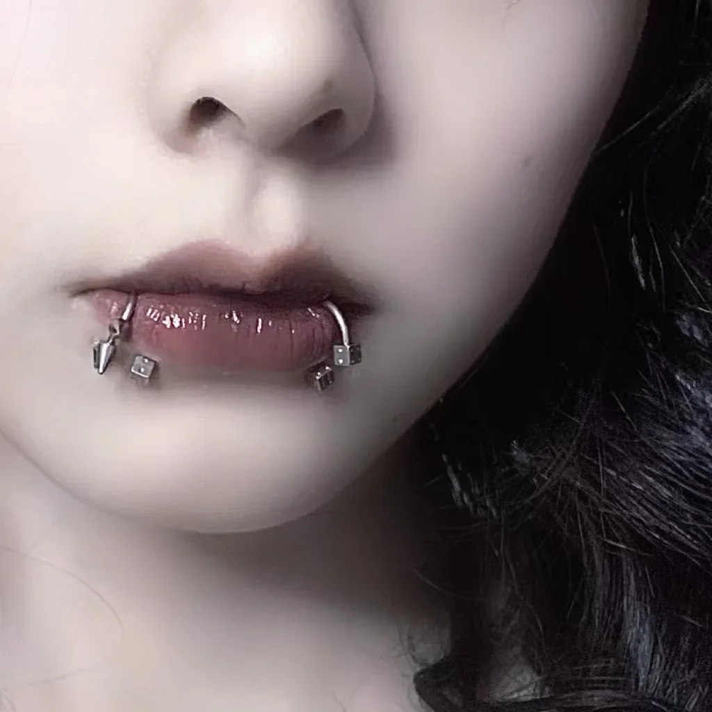 10 個パンクノーズリング 1 つの爪デュアル使用リップリン - Body Jewelry Labret のレビューと価格