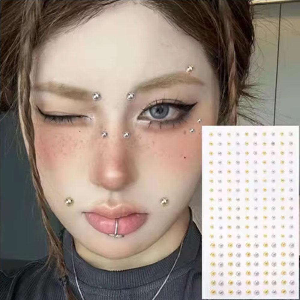 58-180個セット ノンピアスリップネイルステッカー 自己 - Body Jewelry Stickers のレビューと価格