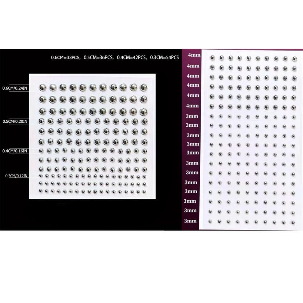 58-180個セット ノンピアスリップネイルステッカー 自己 - Body Jewelry Stickers のレビューと価格