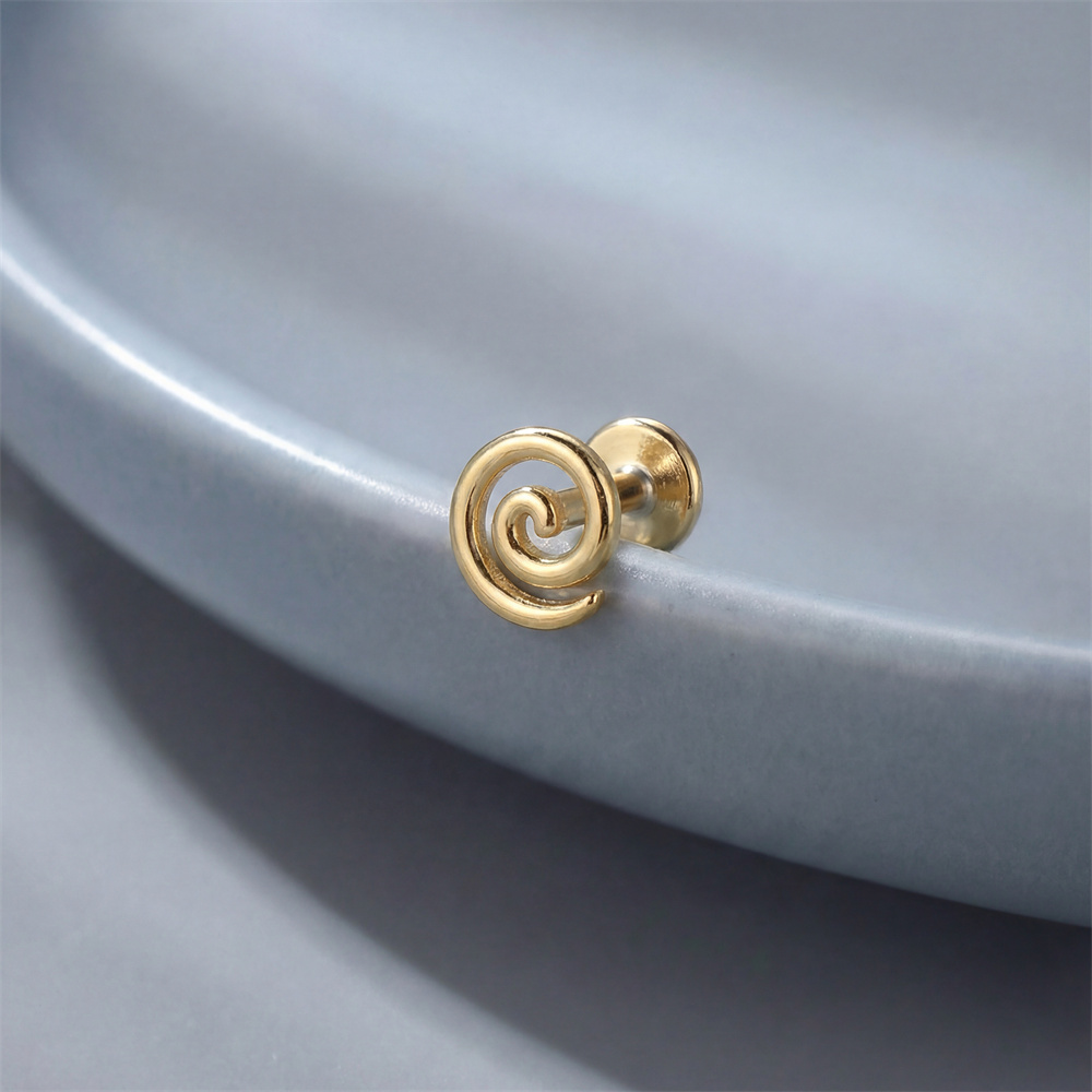 AIDE 925 スターリングシルバー 16 グラムスムーズ - Body Jewelry Flat Back のレビューと価格