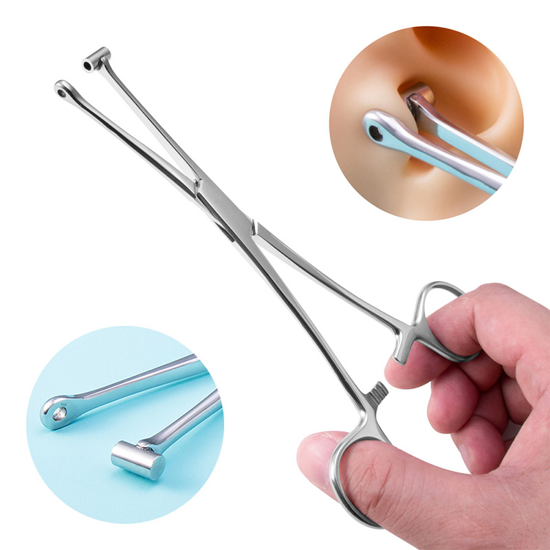 1pc外科用鋼ボディピアス鉗子ニードルパイプクランプピンセッ - Body Jewelry Ring Opening Pliers のレビューと価格